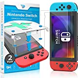 Power Theory Screen Protector for Nintendo Switch 6.2" [2-Pack] with Easy Install Kit [Premium Tempered Glass for Switch Console]