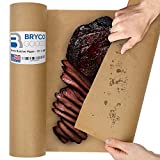 Brown Kraft Butcher Paper Roll - 18 Inch x 100 Feet Brown Paper Roll for Wrapping and Smoking Meat, BBQ Paper for the Perfect Brisket Crust - Durable, Unbleached and Unwaxed Food Grade Grilling Paper