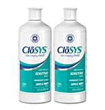 CloSYS Sensitive Antimicrobial Mouthwash, Gentle Mint, 32oz, 2 Count, Gentle Mint, Alcohol Free, Dye Free, pH Balanced, Helps Soothe Mouth Sensitivity, Kills Germs That Cause Bad Breath