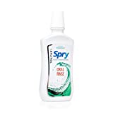 Spry Natural Mouthwash Dental Defense Oral Rinse with Xylitol, All-Natural Spearmint, 16 fl oz (Pack of 1)