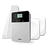 SuperBars Cell Phone Booster for Home, 6,000 sq ft with 2 Indoor Antennas, App Remote Monitor, All U.S. Carriers -Verizon, AT&T, & More, FCC Approved