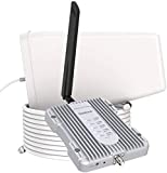 Amazboost A1 Cell Phone Booster for Home -Up to 2,500 sq ft,Cell Phone Signal Booster Kit,All U.S. Carriers -Verizon,AT&T, T-Mobile, Sprint & More-4G 3G FCC Approved(5G Ready,Band12, 13,17,5,25,2,4)