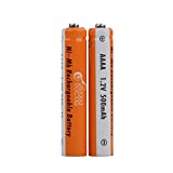 AAAA Rechargeable Batteries,500mAh Ni-MH Rechargeable AAAA Battery for Surface Pen Active Stylus,2 Count