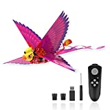 Remote Control Bird Toy, RC Helicopters, Bionic Flying Bird Toys, Mini Drone-Tech Toy, Smart Flying Easy Control Indoor Outdoor RC Toy for Kids, Boys and Girls, Go Go Bird, Hot Pink