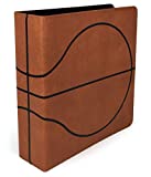 BCW: 3" Premium Album Basketball Collectors Edition, Heavy-Duty Black Powder Coated, Can Hold Up to 90 BCW 9-Pocket Pages with Trading Cards