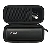 Khanka Hard Travel Case Replacement for Sonos Roam Portable Smart Bluetooth Speaker (Inside Black)