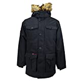 CANADA WEATHER GEAR Men's Heavy Weight Parka, Classic Black, L