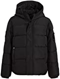 CANADA WEATHER GEAR Boys’ Winter Coat – Quilted Bubble Puffer Ski Jacket (Size: 4-20), Size 14-16, Jet Black