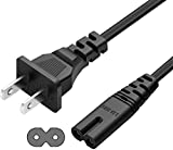 AC Power Cord Cable Compatible for Sony PS4 PS3 Playstation 4 3 Slim, Xbox One S, Xbox One X Edition Game Console Sharp TV AC Wall Cable Supply