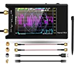 Upgraded NanoVNA-H4 Vector Network Analyzer, SeeSii Latest V4.3/4.2 10KHz-1.5GHz HF VHF UHF 4" Touch Screen Antenna Analyzer Measures S Parameters,Voltage Standing Wave Ratio, Phase,Delay, Smith Chart