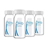 Dr. Brown’s Breastmilk Collection Bottles, 4 oz/120 ml, 4-Pack