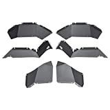 Rugged Ridge 11615.62 Rear Inner Fender Liners, Aluminum for 18-Current Jeep Wrangler JL