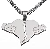 SYWHPS 808s and Heartbreak Heartbreaker Hip Hop Rapper Pendant Chain Necklace (Heartbreak)