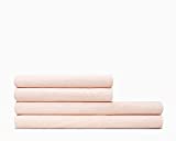 Calvin Klein Harrison Queen Fitted Sheet - Pink