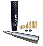 OTOLIMAN Bullet Antenna Accessories 50 Cal Caliber for Ford F150 F250 F350 Super Duty Raptor Dodge RAM 1500 2500 3500 (Fits All Truck Model Years)