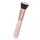 Flat Top Kabuki Foundation Brush - Premium Makeup Face Brush For Liquid, Cream, Powder - Blending, Buffing, Stippling Brush - Pro Quality Synthetic Dense Bristles