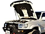 Spiker Engineering ULTIMATE Hood Lift System for 1996-2002 Toyota 4Runner – Effortless Hood Opening up to 8” Above Stock Height – Premium Quality Gloss Black USA-made Components - Complete Kit