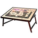 LAVIEVERT Wooden Jigsaw Puzzle Table Puzzle Board, Large Portable Folding Tilting Table with Non-Slip Surface for Games & Puzzles Up to 1,500 Pieces