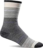 Sockwell Women's Jasmin Crew Sock, Charcoal - S/M