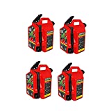 SureCan Self Venting Easy Pour 5 Gallon Flow Control Gas Container (4 Pack)