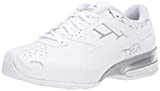 PUMA Women's Tazon 6 Sneaker, White Silver, 6 M US