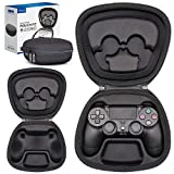 sisma Travel Case Compatible with PS4 Wireless Controller, Dual Shock 4 Controller Holder Protective Cover Home Safekeeping Storage Case Black Carrying Bag