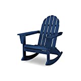 POLYWOOD ADR400NV Vineyard Adirondack Rocking Chair in Navy