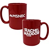 The Rachel Maddow Show Logo Ceramic Mug, Red 15 oz - Official Mug As Seen On MSNBC