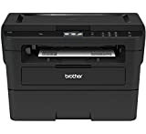 Brother Compact Monochrome Laser Printer, HLL2395DW, Flatbed Copy & Scan, Wireless Printing, NFC, Cloud-Based Printing & Scanning, Amazon Dash Replenishment Ready - BLACK