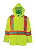 Viking Journeyman 300 Denier Insulated Hi-Vis Safety Jacket with Inner Jacket and 2" Vi-brance Reflective Tape over 4" Contrasting Tape