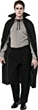 Rubie's Women's Full Length Cape With Stand-up Collar, Black, One Size