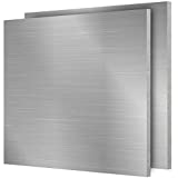 HOZEON 2 Pack 6061 Aluminum Sheet 12 x 12 x 1/4 Inches, Sturdy and Durable Aluminum Plate, Heavy Duty Metal Aluminum Sheet for Construction, Elevator, Transportation, Electronics, Aviation