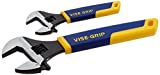 IRWIN VISE-GRIP Adjustable Wrench Set, SAE, 6-Inch & 10-Inch, 2-Piece (2078700) , Blue