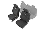 Rough Country Front Neoprene Seat Covers for 09-18 Ram 1500/10-18 2500-91028, Black