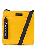 Nautica Diver Nylon Small Womens Crossbody Bag Purse with Adjustable Shoulder Strap, Sunny (Yellow)