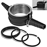 7040 Piston Ring Compressor Tool 5.4" Bore & Adapter and Anti-Polishing Ring For Cummins ISX, PT-7040 and Caterpillar 3400, C-15