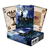 AQUARIUS Harry Potter Playing Cards - HP Themed Deck of Cards for Your Favorite Card Games - Officially Licensed Harry Potter Merchandise & Collectibles - Poker Size with Linen Finish