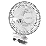 Lasko FBA 2004W 2-Speed Clip Fan, 6-Inch, White, One Size, 2004