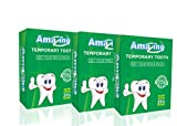 Amazing Temporary Tooth Kit 3 Pack Replacement Temp Dental 25% More Than Others
