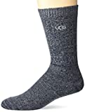 UGG Men's Trey Rib Knit Slouchy Crew, Navy, O/S