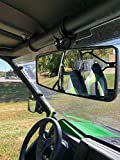 Universal UTV 1 1/2"-2" Roll Bar Mount REARVIEW MIRROR Fits Kawasaki Polaris ROUND ROLL BAR Honda Yamaha Kubota John Deer - 98310