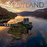 2022 Wall Calendar - Scotland, 12 x 12 Inch Monthly View, 16-Month, Scenic Britain Theme, Includes 180 Reminder Stickers