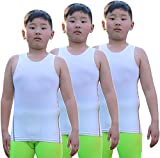 Youth Boys Girls Compression Tank Tops Athletic Sleeveless Shirt Undershirts Workout Base Layer Vest