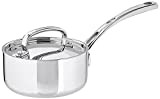 Cuisinart French Classic Tri-Ply Stainless 1-Quart Saucepan with Cover,Silver