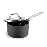 Calphalon Signature Hard-Anodized Nonstick 1-Quart Sauce Pan with Cover, 1 QT