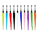 LASOCUHOO Cat Worm Toys, (10 Packs) Interactive Cat Wand Replacement, Cat Wand Refill Attachments for Indoor Cats