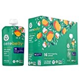 Cerebelly Baby Food Pouches – White Bean Pumpkin Apple (Pack of 6), Organic Fruit & Veggie Purees, Great Snack for Toddlers, 16 Brain-supporting Nutrients from Superfoods, No Added Sugar