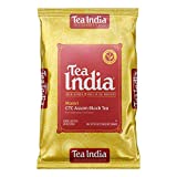 Tea India CTC Assam Loose Leaf Black Tea Strong, Full-Bodied Flavorful Blend Of Premium Black Tea Made with Natural Ingredients Traditional Indian Tea Caffeinated Iced Tea Breakfast Tea 2LB