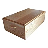 Pinnacle Handmade Pet Casket for Dogs – Wooden Burial Pet Coffin for Dogs & Cats Funeral – Pet Loss Burial Box Hand Creation by Amish Craftsman for Small, Medium & Large Dogs