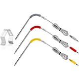 3-Pack Upgraded Replacement Probe Kit for Weber Igrill, Ultra Fast & Accurate up to 716°F/380°C, Meat Grill Probe Ambient Probe Compatible with Igrill Mini,Igrill 2,Igrill 3 with Probe Holder